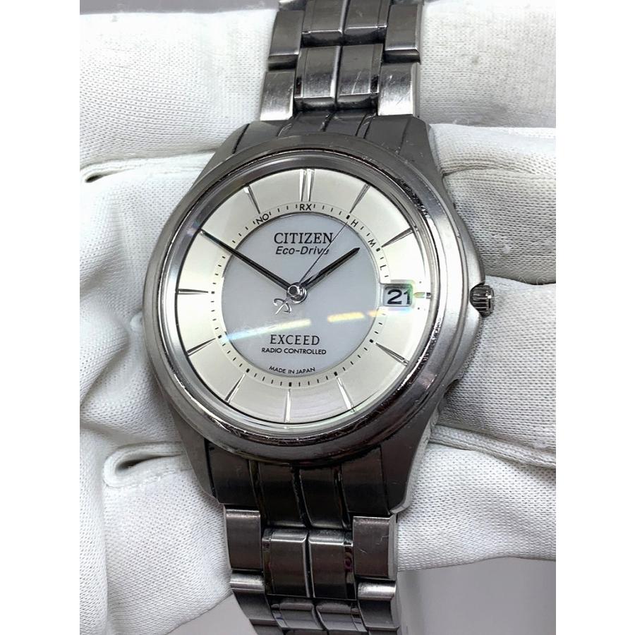 シチズン CITIZEN EXCEED 電波ソーラー H111-T012671 : ワットマン