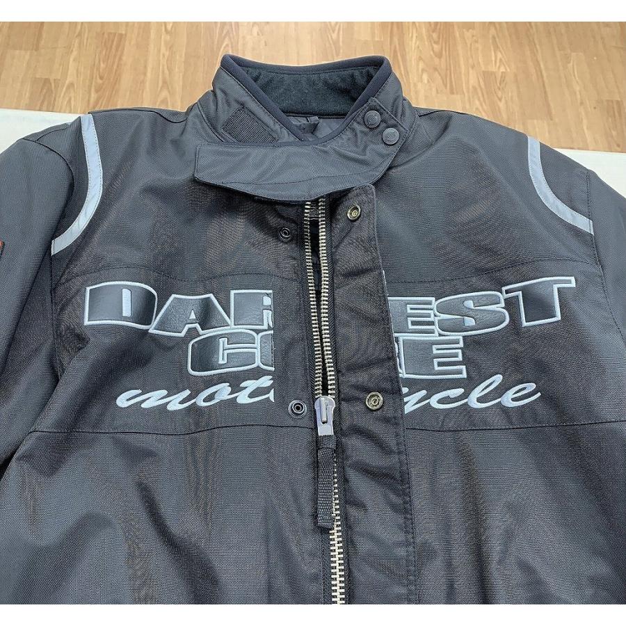 美品◎KADOYA DARKEST CORE バイクジャケット LL グレー カドヤ KADOYA DARKEST CORE ライディングジャケット