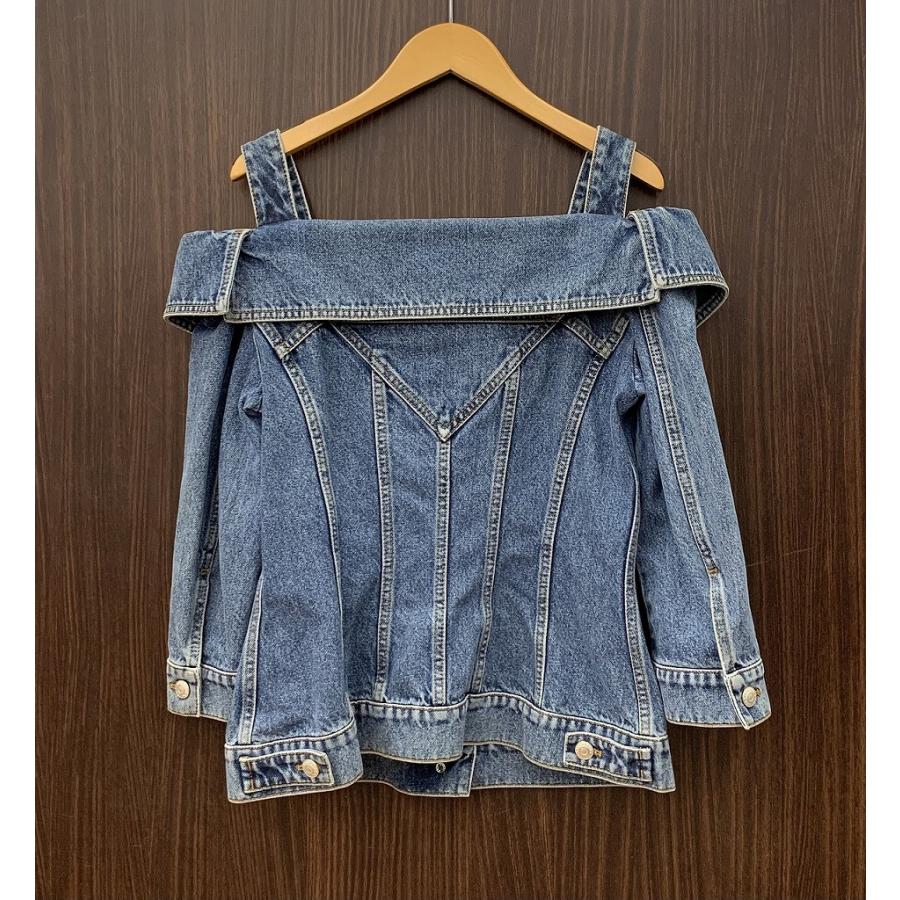 アレキサンダーマックイーン Alexander McQueen オフショルダーデニム