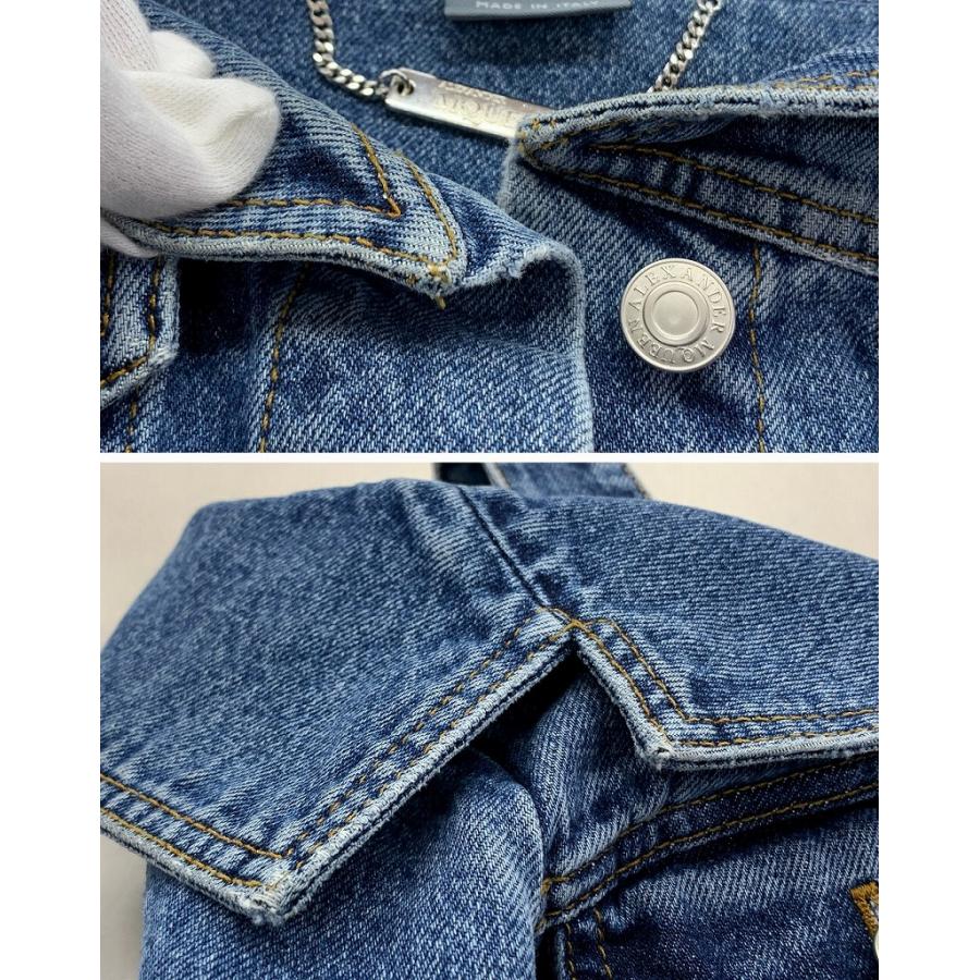 アレキサンダーマックイーン Alexander McQueen オフショルダーデニム