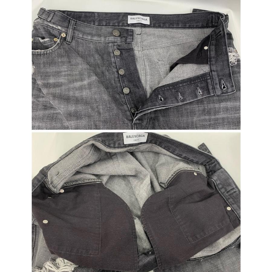 バレンシアガ BALENCIAGA デストロイデニムパンツ 697834 : ワットマン 