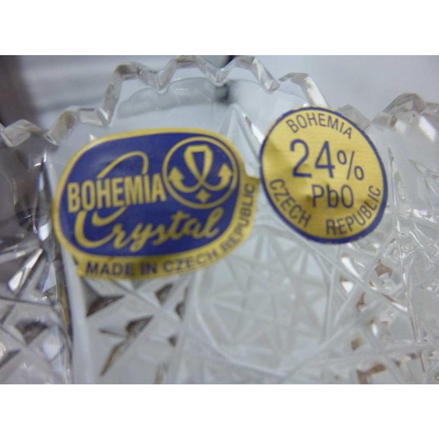 ボヘミアクリスタル BOHEMIA CRYSTAL 20cmフラワーベース 花瓶 6/6/500