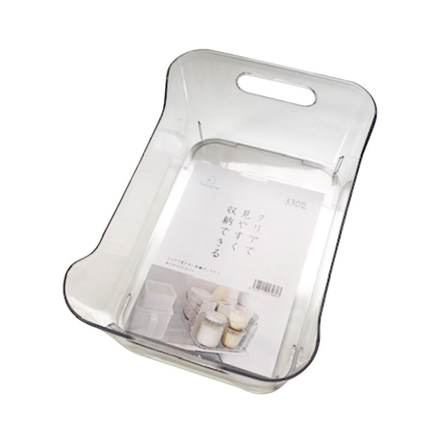 冷蔵庫収納ケース PB.クリアで見やすい収納ボックス L 17.9×24.8×10.5