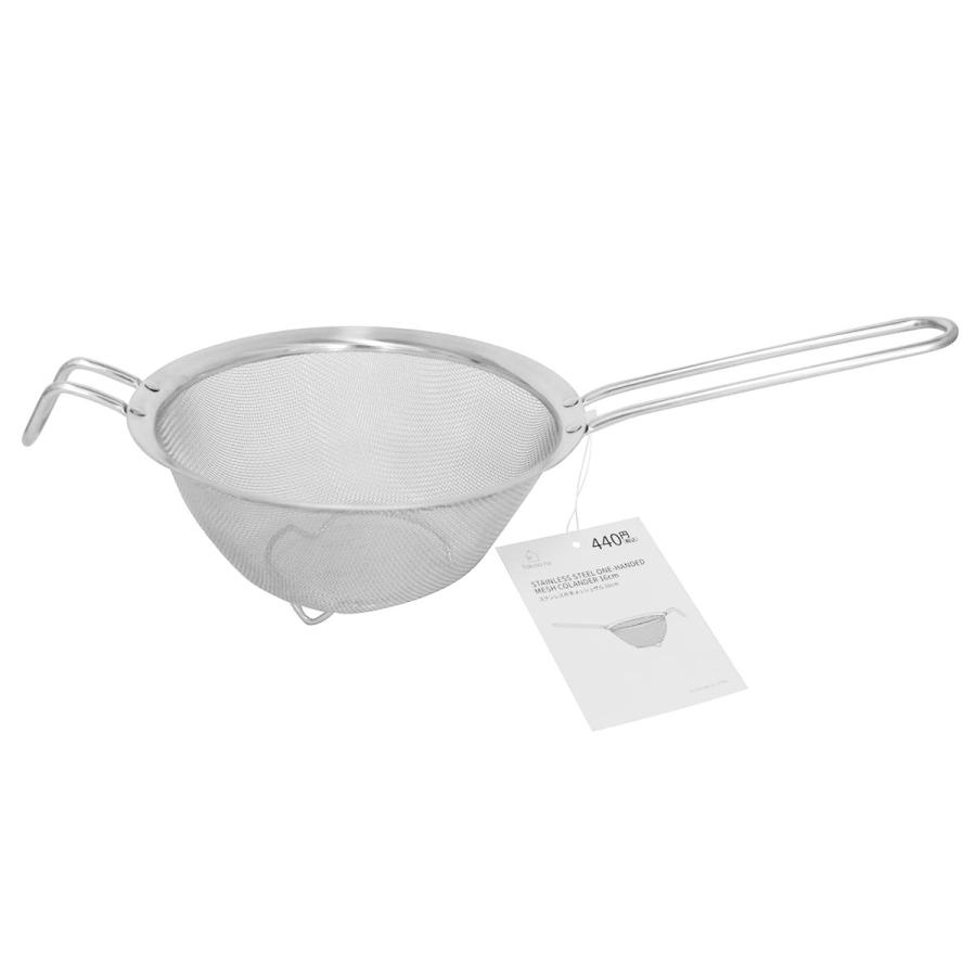 調理ザル ざる ストレーナー 湯切りザル PB.ステンレス片手メッシュ