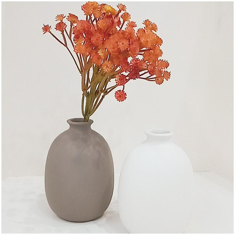 ステンレス製　花器 Amazon｜pease-241 ニンニク フラワーベース 花瓶 グレー