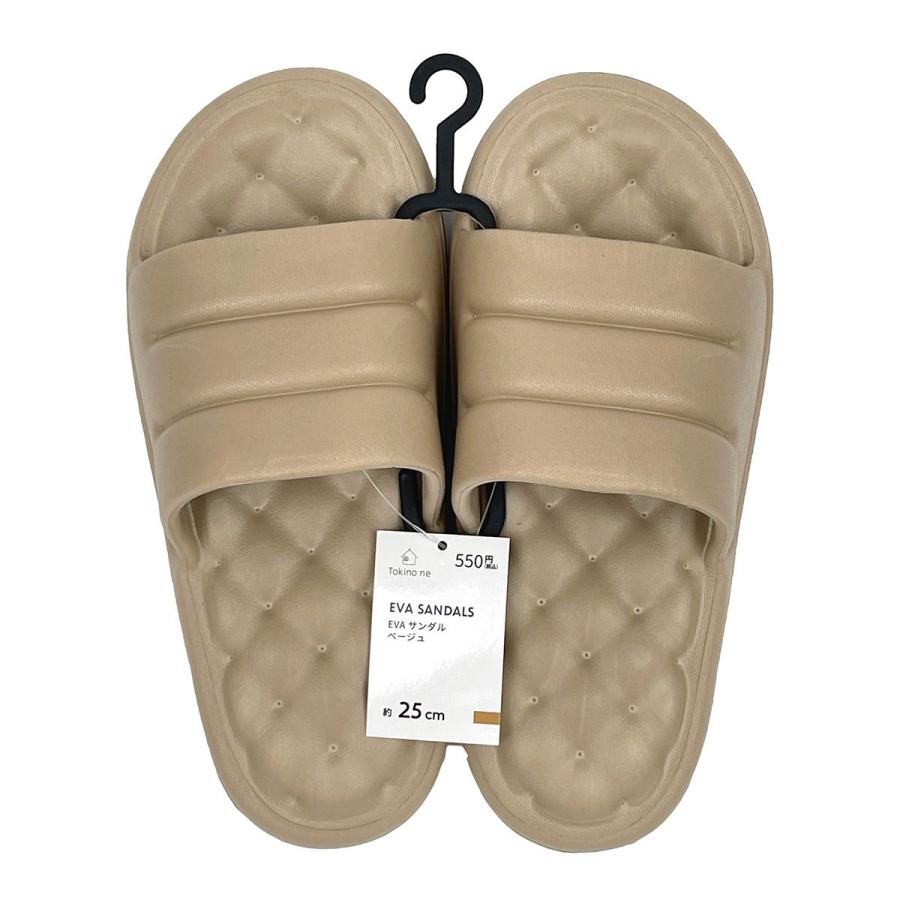 サンダル EVA素材 軽量 Tokinone PB.EVAサンダル ベージュ 約25cm