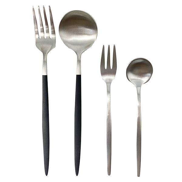 カトラリーセット スプーン&フォーク ステンレス製 4Pセット 210861