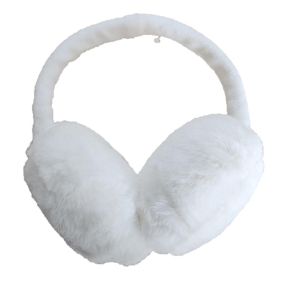 耳あて 折りたたみ コンパクト イヤーマフ アイボリー 304180 : ワッツ