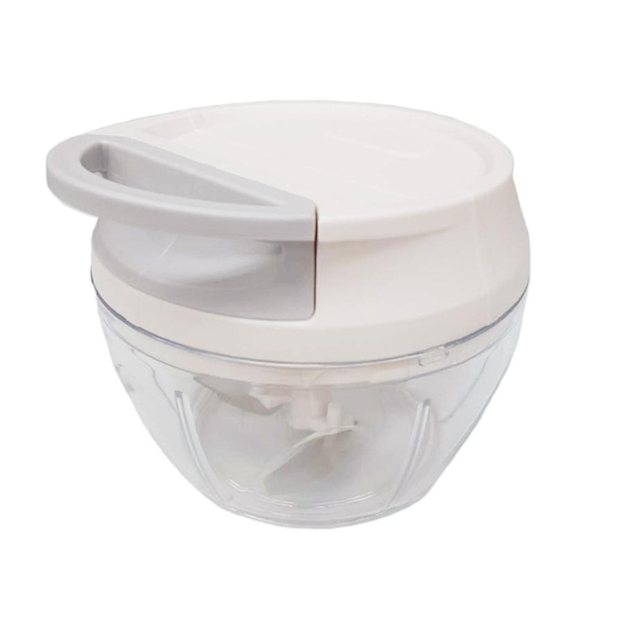 みじん切り器 フードプロセッサー フードチョッパー アイボリー×グレー