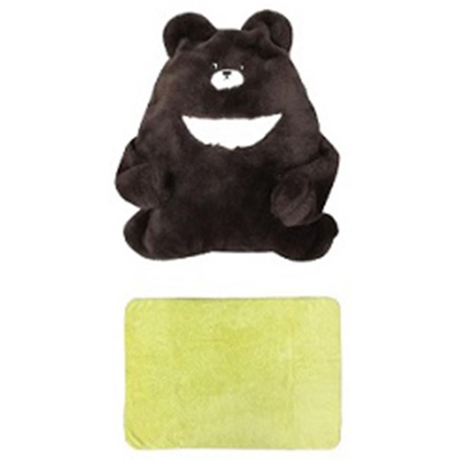 湯たんぽカバー ひざ掛け ヌイグルミINブランケットAF6551/02 351748