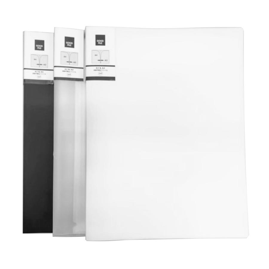 クリアファイル allen クリアファイル 書類ファイル ポケットファイル ダブルイン