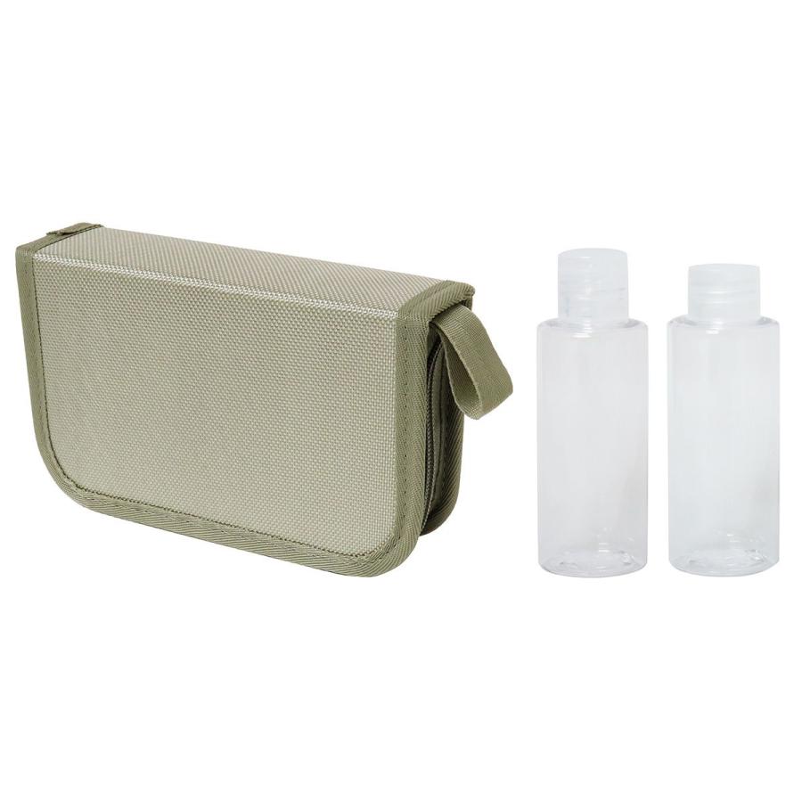 スパイスポーチ 調味料収納ポーチ ボトル4本入り 355553 : ワッツ