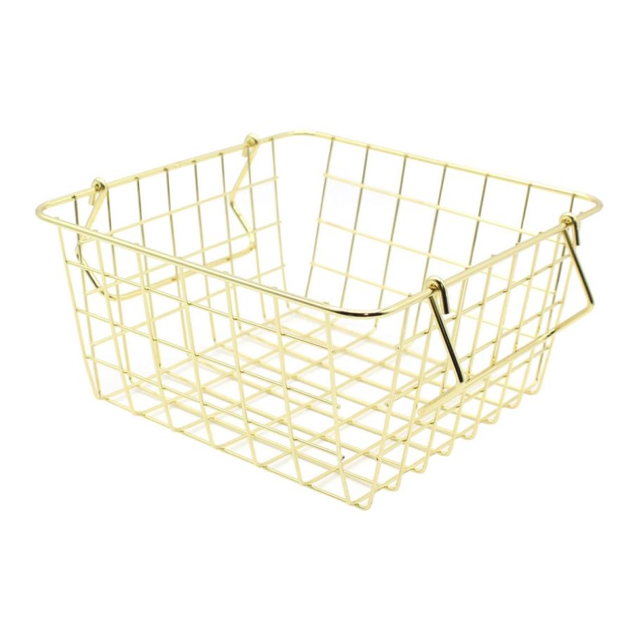 カラーワイヤーバスケット ゴールド 359873 : ワッツオンライン - 通販