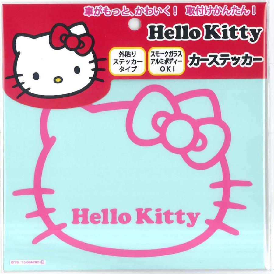 ハローキティリボンカーステッカーｓピンク ステッカー 東洋マーク Klss カー用品elsヤフー店 通販 Yahoo ショッピング