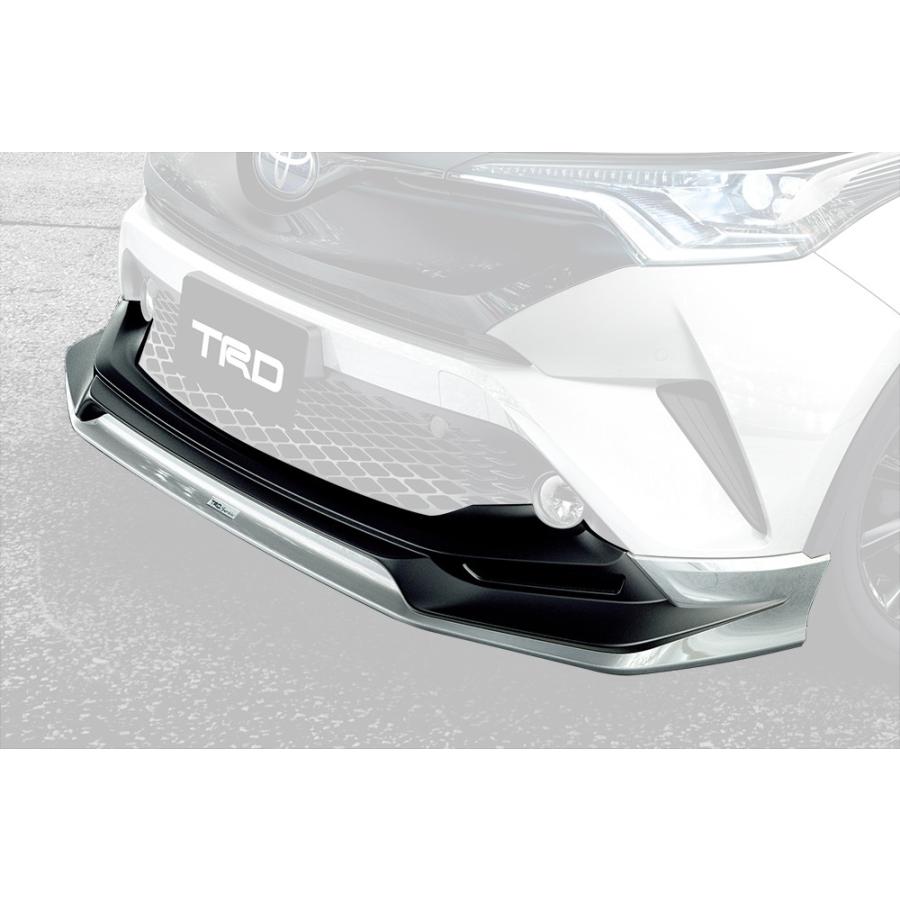フロントスポイラー(LEDなし) トヨタ C-HR 塗装済 TRD【代引不可