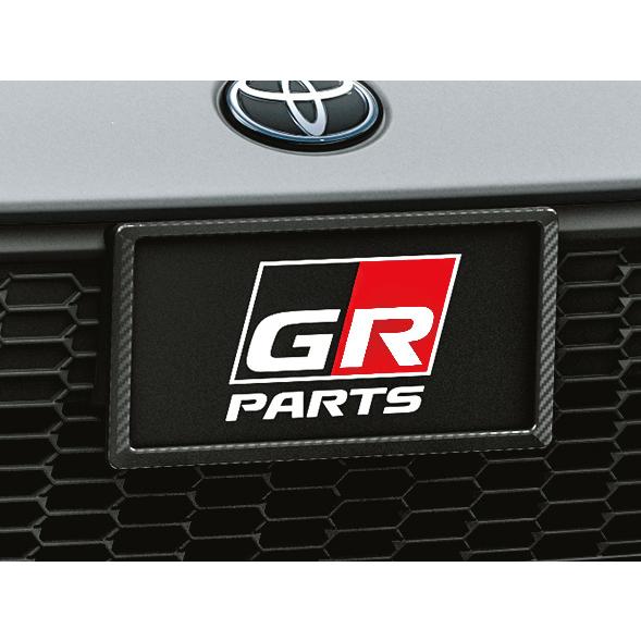 【新品】TRD GR カーボンナンバーフレーム 前後セット TRD GR カーボンナンバーフレーム前後セット
