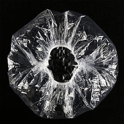 JWMY 使い捨て シャワーキャップ 120枚入り ヘアキャップ クリア ビニール 毛染め 使い捨てキャップ フリーサイズ 男女兼用