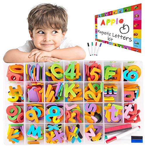 アルファベットパズル マグネット 英語 数字パズル 子供のおもちゃ 知育玩具 単語学習 色形認知 英語教育 指先訓練おもちゃ 大文字 小文字 磁気文字 S 2701 Wattu Net 通販 Yahoo ショッピング