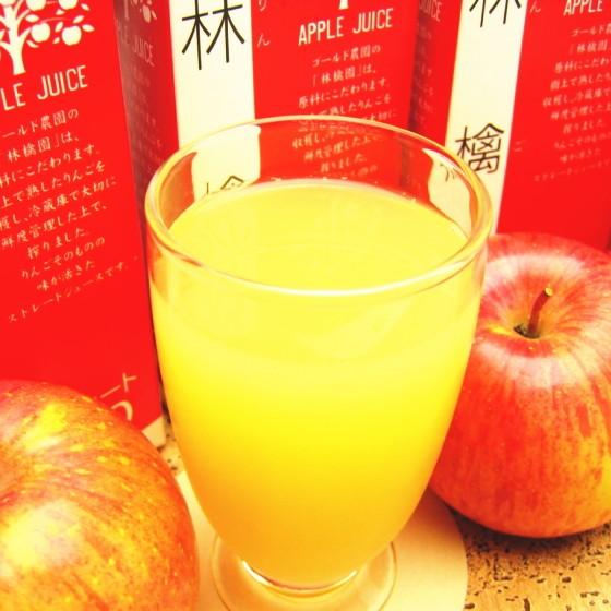 リンゴジュース ストレート 葉とらず 青森 12本 送料無 : みちのく処