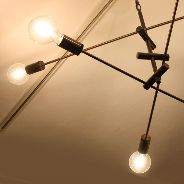 シーリングライト 照明 6灯 ブラック モダン 可動 韓国