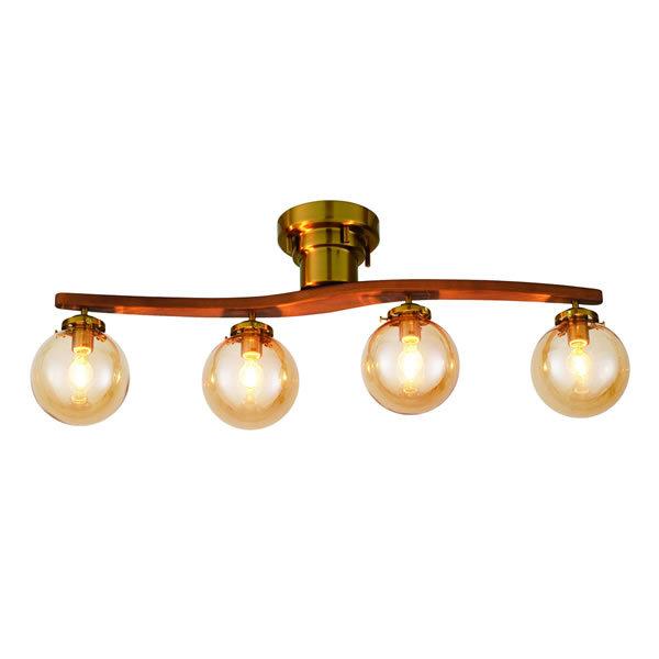 シーリングライト 照明 4灯 ホテルライク モダンデザイン クラシカル