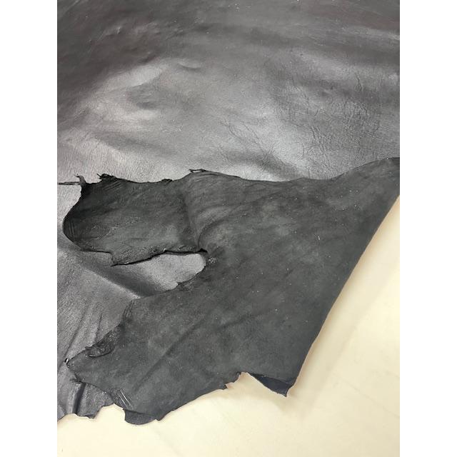 革 エゾ鹿 ヌメ素上1.2mm(黒)86デシ : WAVE-original - 通販 - Yahoo