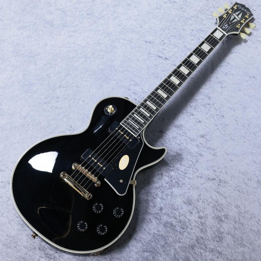 Epiphone Les Paul Custom p-90 Ebony #25031523229【3.83kg