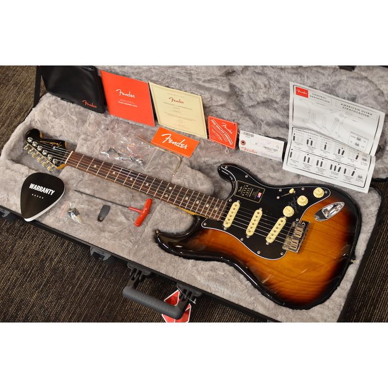 新発売の Fender American 【4.14kg】【池袋店】 #US210064149 Sunburst〜 〜2-Color Fingerboard Rosewood Stratocaster Luxe Ultra エレキギター
