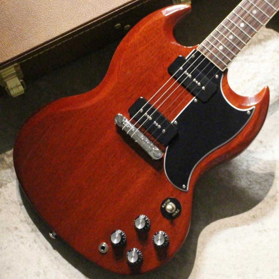 無料発送 Gibson SG 【軽量3.03kg】【P-90搭載の艶やかで抜け感あるサウンド】【池袋店】 #235110325 Cherry~ ~Vintage Special エレキギター