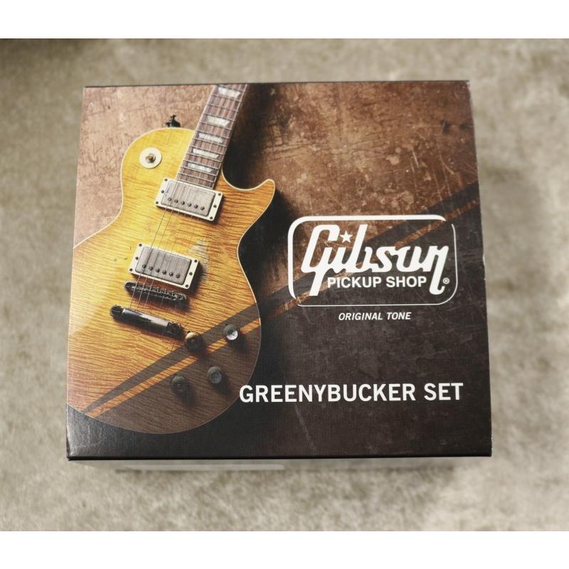 Gibson Greenybucker Set【Double black】【Nickel cover】【Unpotted】【Rhythm pickup reverse polarity】【池袋店】の画像