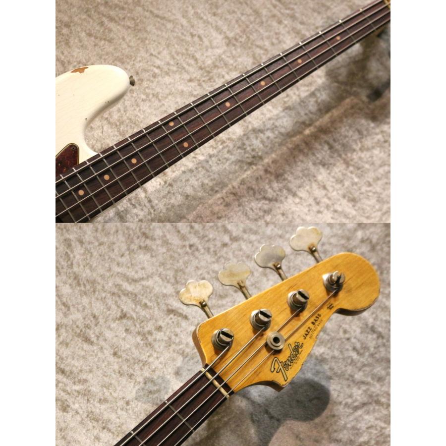 Fender Custom Shop 1961 Jazz Bass Heavy Relic -Aged Olympic White
