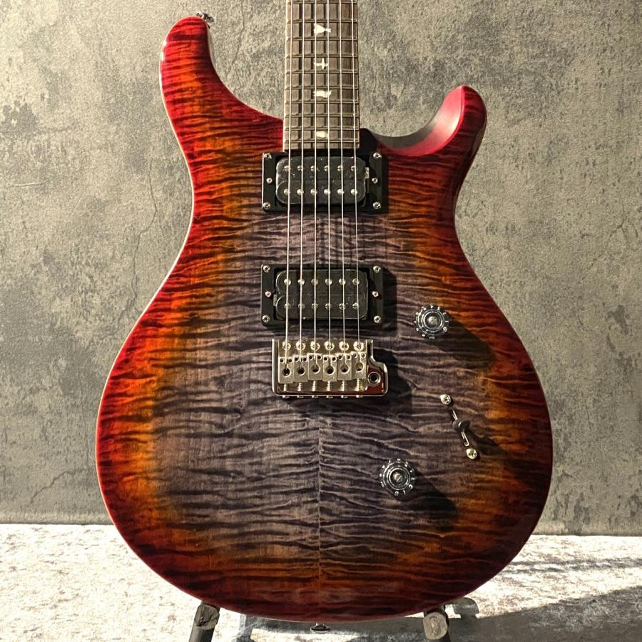 激杢！Paul Reed Smith SE custom24 MOD Paul Reed Smith(PRS)【獄炎杢個体】SE Custom24 -Charcoal Cherry