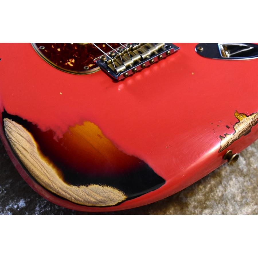 Fender Custom Shop LTD 1961 Stratocaster Heavy Relic Aged Fiesta Red over 3TS CZ551169【2021年6月選定会展示個体】【横浜店】｜wavehouse｜10