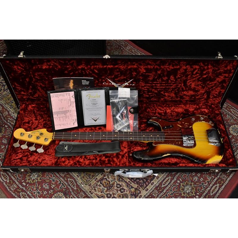 Fender Custom Shop 1964 Precision Bass Relic -Bleached 3-Color Sunburst- #CZ568802【軽量4.08kg】【横浜店】｜wavehouse｜11