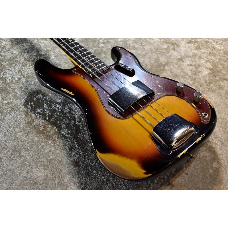 Fender Custom Shop 1964 Precision Bass Relic -Bleached 3-Color Sunburst- #CZ568802【軽量4.08kg】【横浜店】｜wavehouse｜08