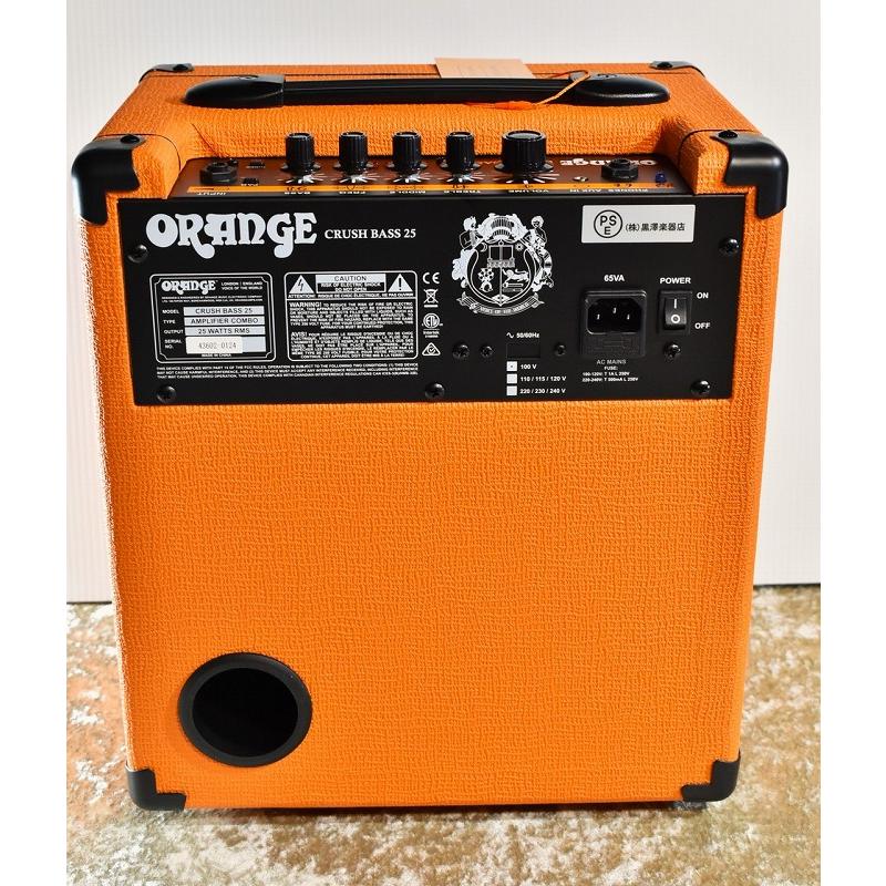 ORANGE Crush Bass 25B 【25Wベースアンプ】【オレンジカラー】【横浜店】｜wavehouse｜02