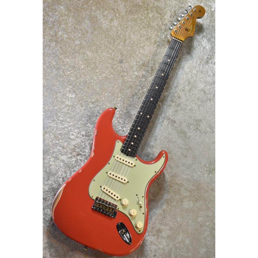 Fender Custom Shop 1963 Stratocaster Relic Aged Fiesta Red R141994【特注モデル、漆黒指板個体】【横浜店】_1