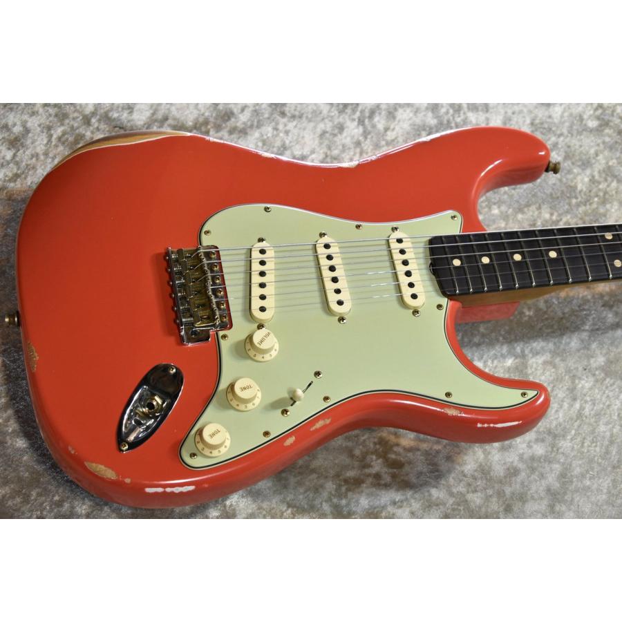 Fender Custom Shop 1963 Stratocaster Relic Aged Fiesta Red R141994【特注モデル、漆黒指板個体】【横浜店】_7