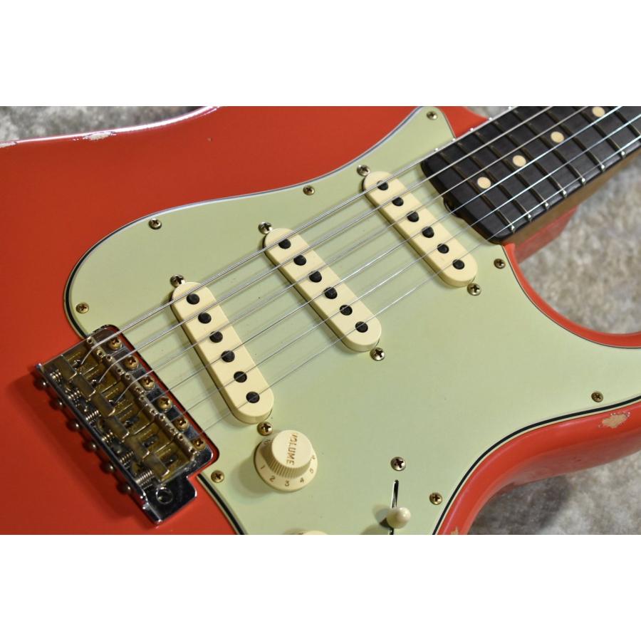Fender Custom Shop 1963 Stratocaster Relic Aged Fiesta Red R141994【特注モデル、漆黒指板個体】【横浜店】_8