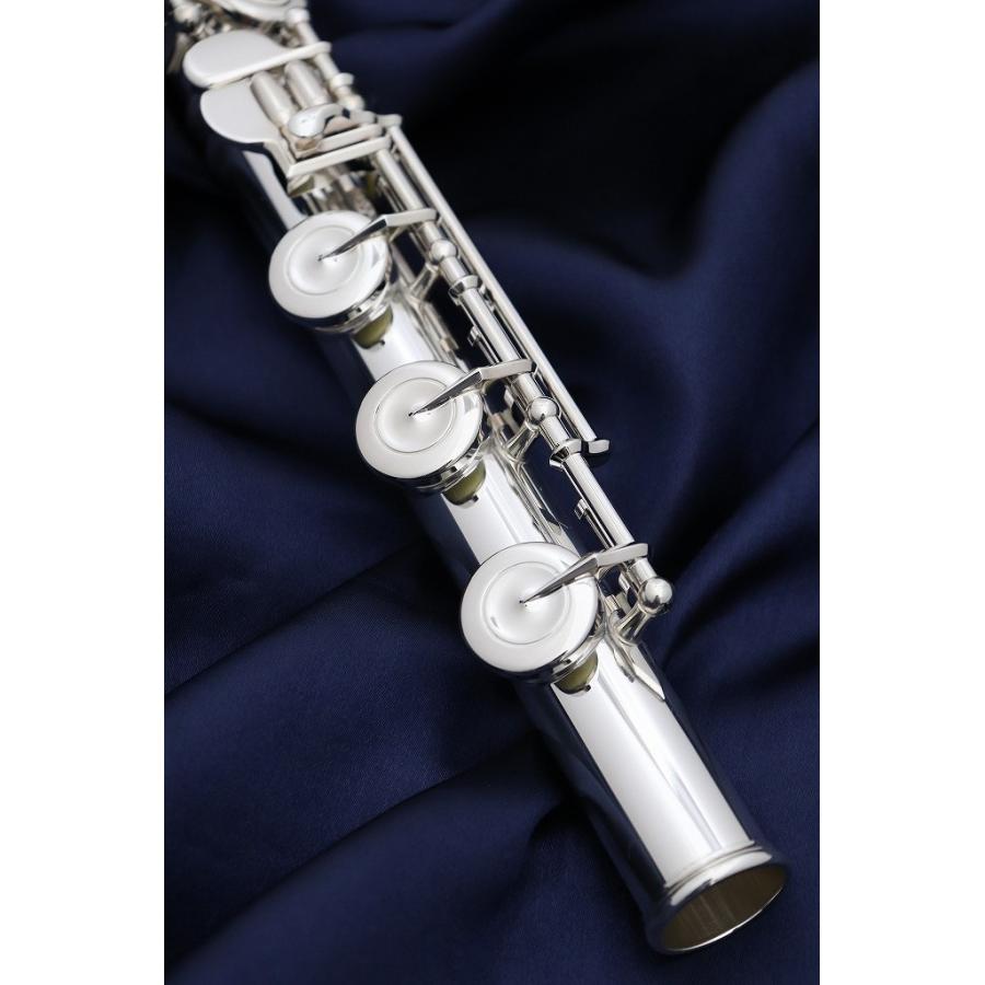 SANKYO フルートHANDMADE-ST 総銀製 H管 インラインリングキー SANKYO フルートHANDMADE-ST 総銀製 H管 インラインリングキー