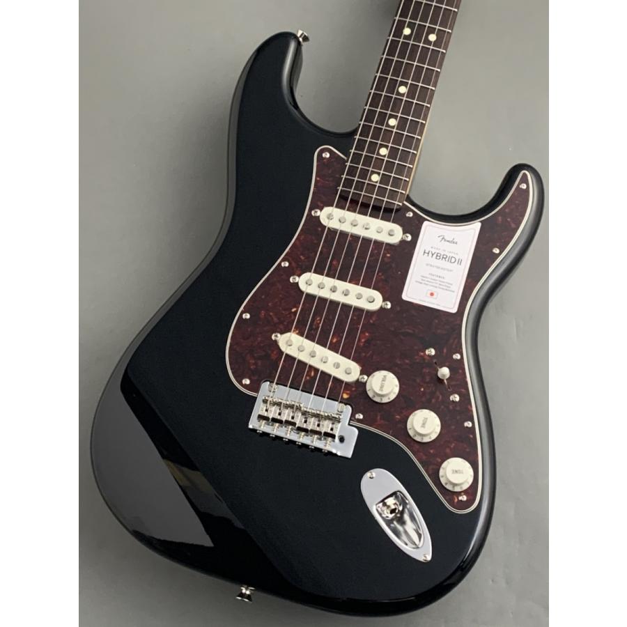 激安単価で Fender Made in Japan Hybrid II Stratocaster Black #JD22011148【3.51kg】【G-CLUB 渋谷店】 エレキギター