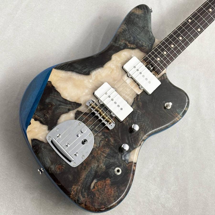 infinite Trad Fullsize JM / Stabilized Blue & White Resin #2217