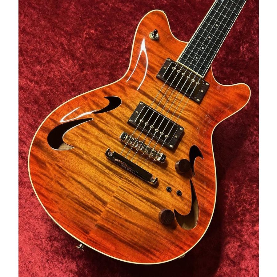 ギター t's guitars Arc-STD22 T's Guitars Arc-STD22 5A Exotic Flame Maple Top Arctic Blue【現物