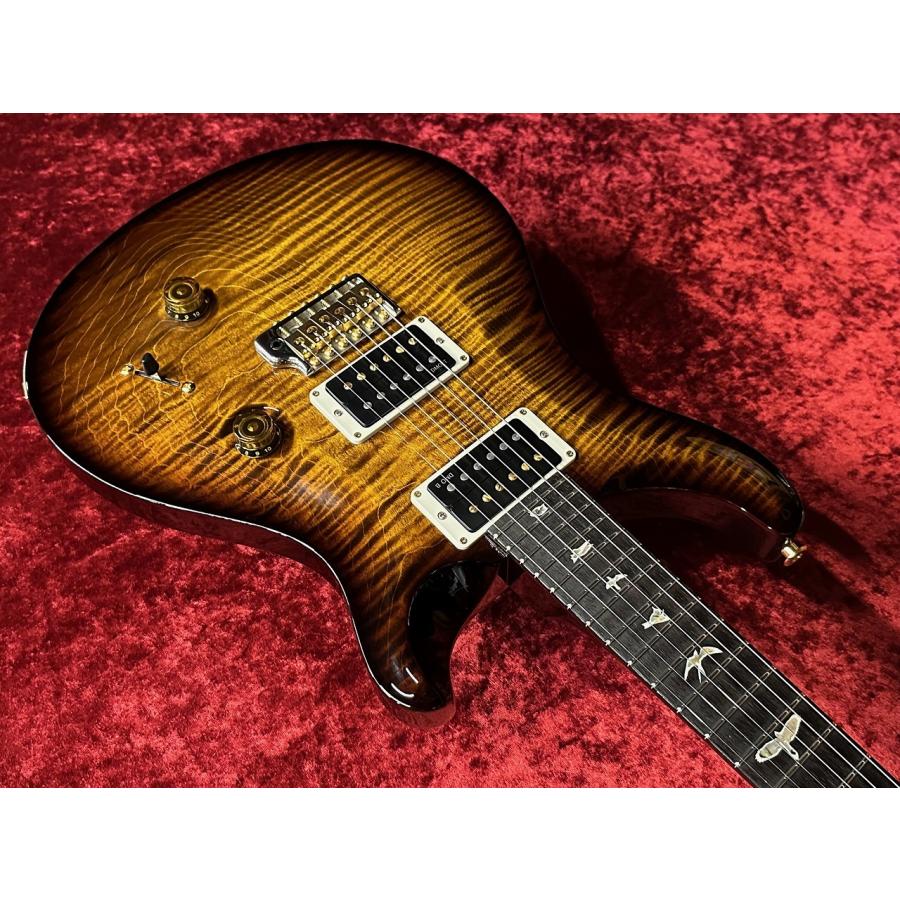 Paul Reed Smith(PRS) Custom 24 10 Top -Black Gold Wraparound Burst