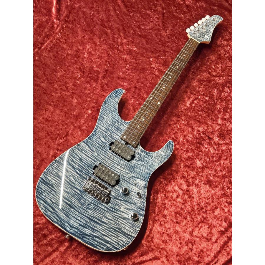 T's Guitars DST-Pro 24 5A Flame Maple -Trans Blue Denim- ≒3.27【G