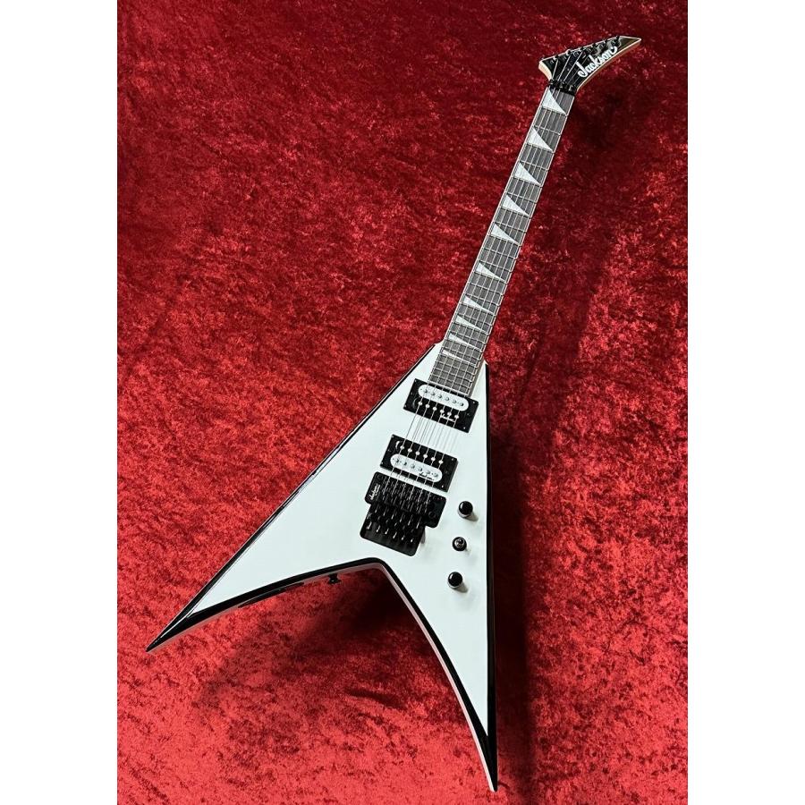 Jackson JS Series King V JS32 -White with Black Bevels-【G-CLUB