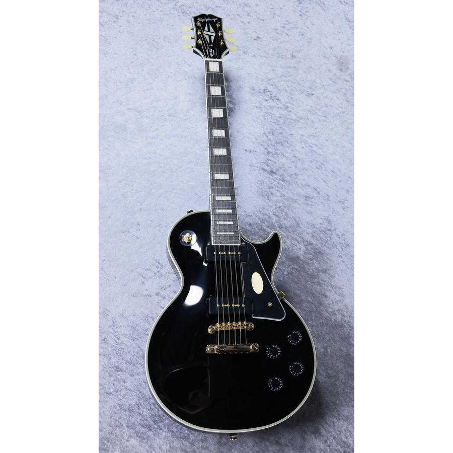 Epiphone Les Paul Custom p-90 Ebony #25031523211【4.07kg】【G-CLUB