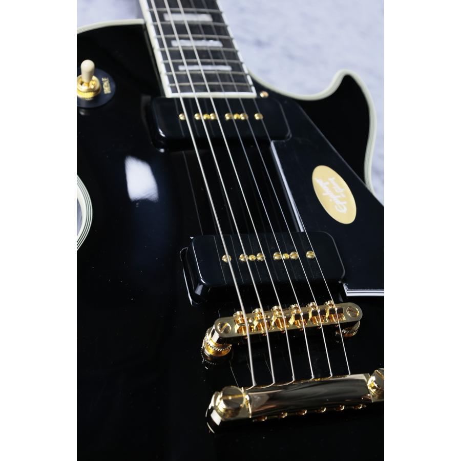 Epiphone Les Paul Custom p-90 Ebony #25031523211【4.07kg】【G-CLUB