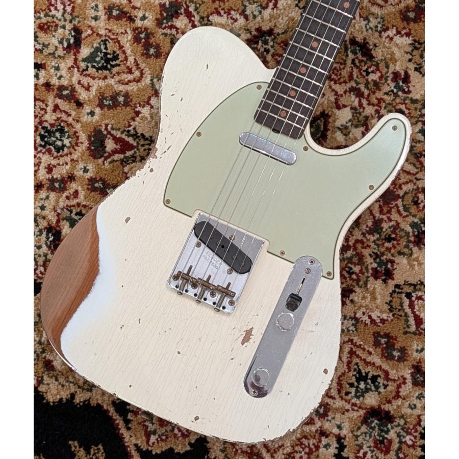 Fender Custom Shop 1963 Telecaster Heavy Relic - Olympic White【G