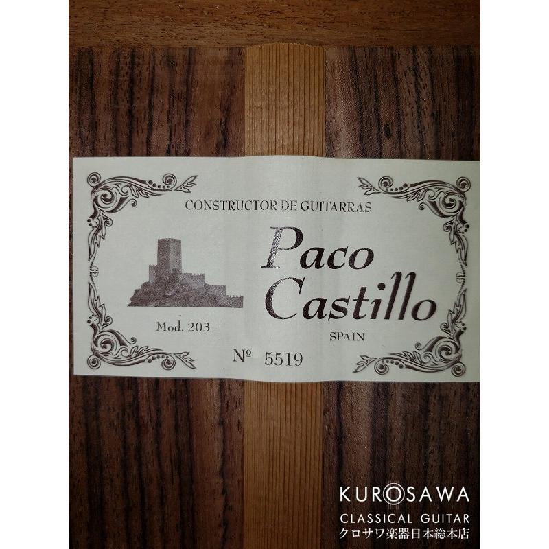 Paco Castillo パコ・カスティージョ CTM 203NE C 杉・ローズウッド【Narrow Neck】【日本総本店2F在庫品】の画像